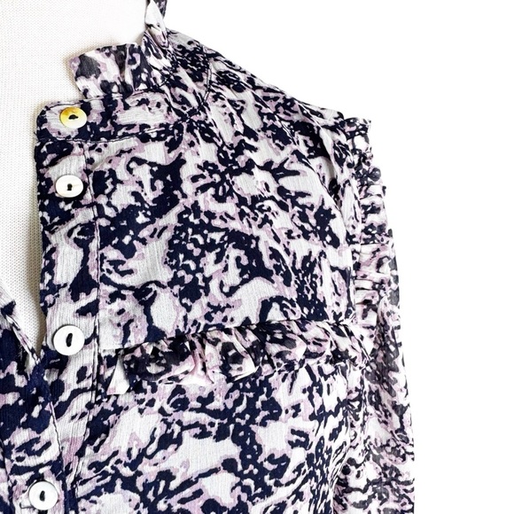 Saint Tropez PresleySZ Long Sleeve Midi Dress Mulberry Purple Size S - Picture 10 of 14